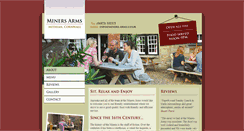 Desktop Screenshot of miners-arms.co.uk